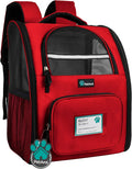 PetAmi Dog Backpack Carrier for Small Large Cat, Ventilated Pet Hiking Backpack by PetAmi