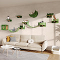 13-in-1 Cat Wall Shelves, Wall Mounted Cats Furniture Set by Homiflex