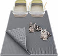 Cat Litter Box Mat: 36"x 30" Waterproof Kitty Cat Litter Trapping Mat, by Createabetterlifeforyou