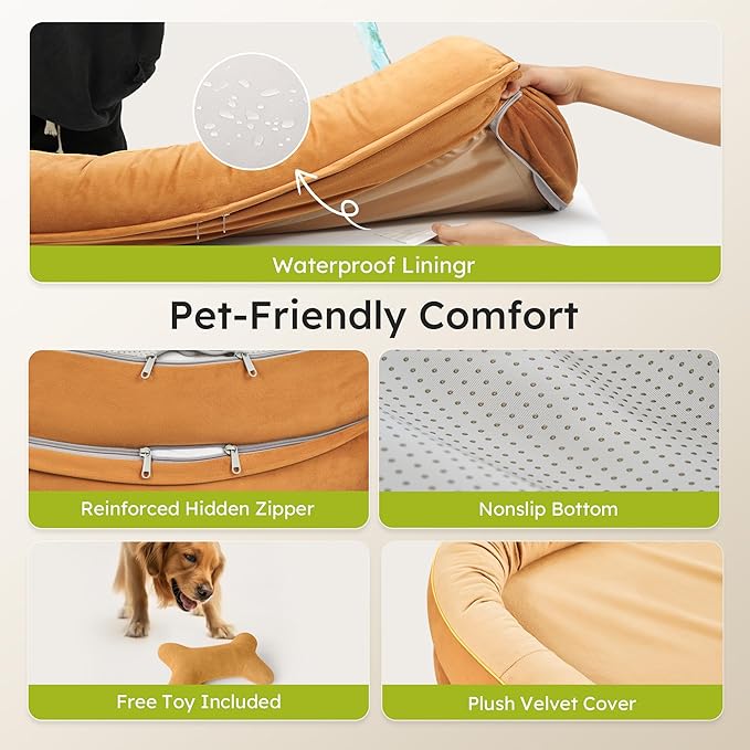 XXL Orthopedic Dog Bed, 53 in. Dog Bed - Image 5