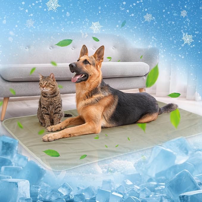 Kritter Planet Waterproof Cooling Dog Mat, Soft Pet Blanket by KritterPlanet