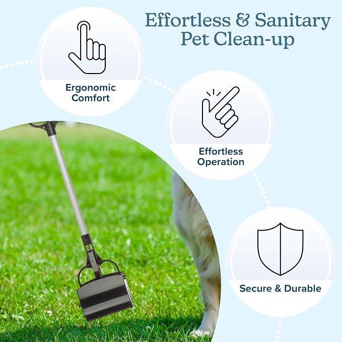 Long‑Handle Pet Pooper Scooper for Dogs & Cats - Image 4