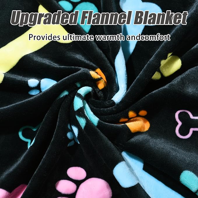 Rezutan Dog Blankets for 3 Pack Large Medium Pet Cat, Soft Fuzzy Washable - Image 3