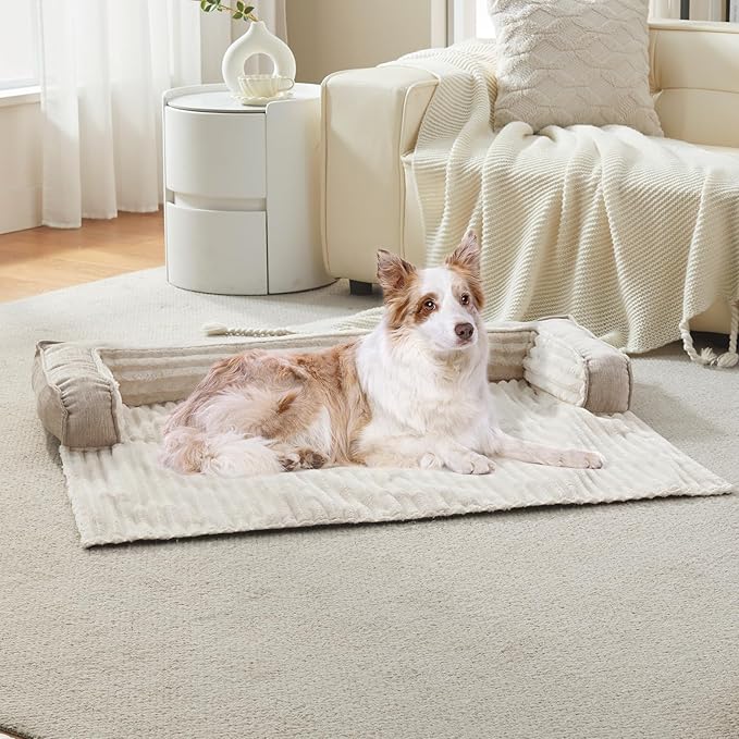 WINDRACING Luxury Dog Couch Bed, Washable Calming Dog Couch Cover, Couch - Image 5