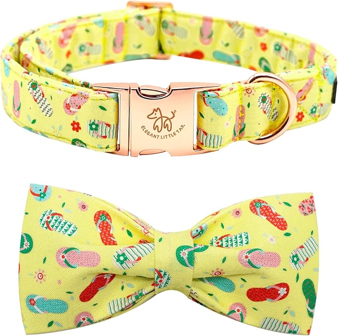 Elegant Little Tail Bowtie Dog Collar by Elegantlittletail