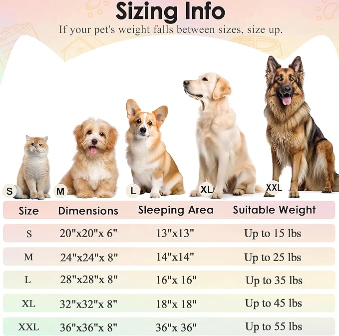 Hoewina Dog & Cat Bed, 20in Cat Beds - Image 2