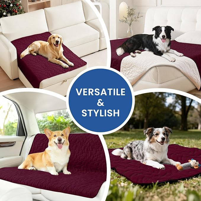 Waterproof Couch Covers for Pets, Waterproof Dog Bed Cover, Anti-Slip Soft Dog - Image 5