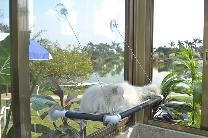 Cat Window Hammock – Mess-Free Waterproof Cats Window Perch - Image 2