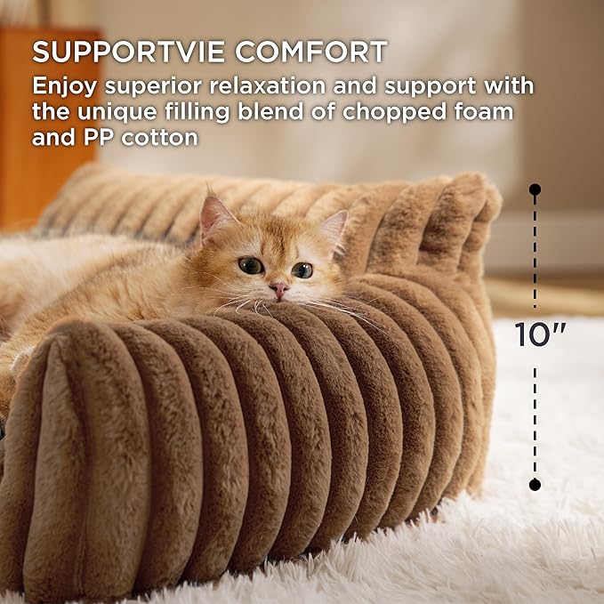 Bedsure ComfyFleece™ Cute Dog Couch - Image 3