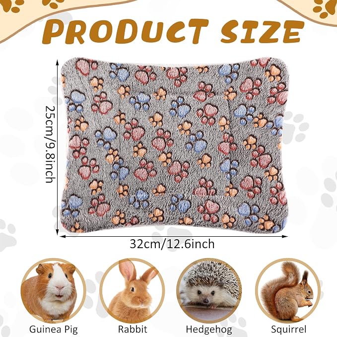 Tuanse 4 Pack Ultra Soft Dog Cat Bed Mat Small Animal Guinea Pig Bed - Image 4