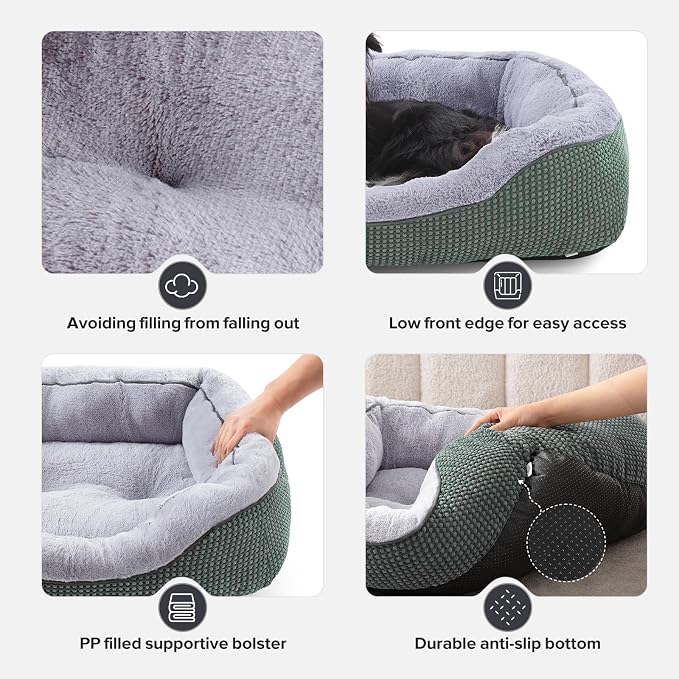 INVENHO Dog Bed Medium Size, Orthopedic Warming Soft Calming Sleeping Durable - Image 7