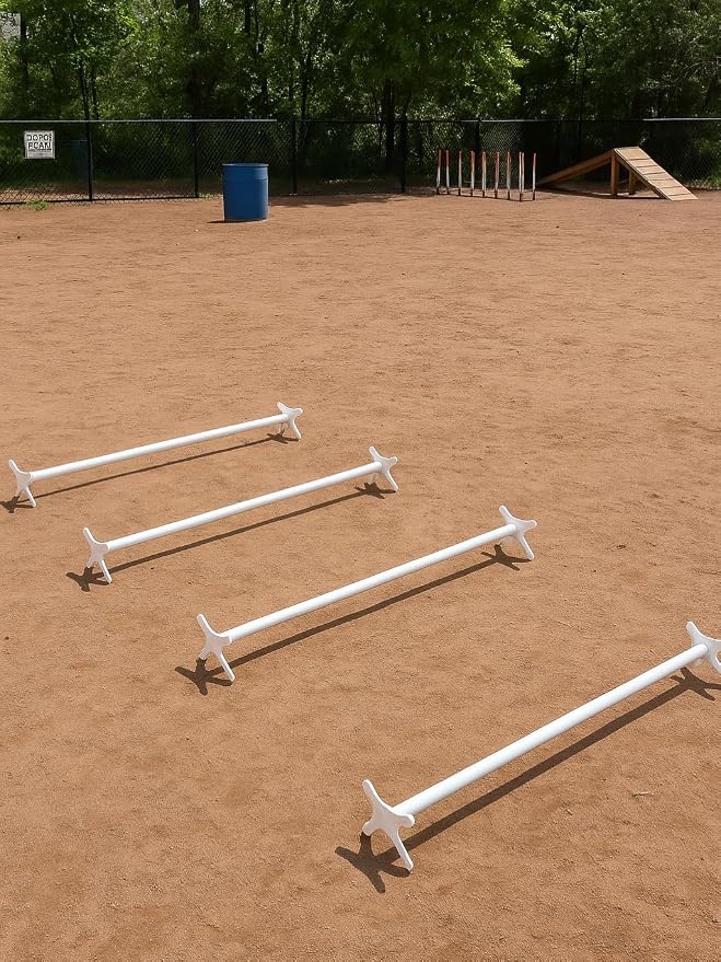 Dog Agility Cavaletti, Dog Agility Equipment Dog Hurdle Jump Set of 4 by The+Dog+Agility+Shop%C2%AE