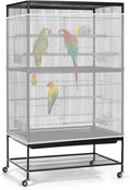 Bissap Bird Cage Seed Catcher, 90-118‘’ Universal Birdcage Net Nylon 31.8'' H by Bissap