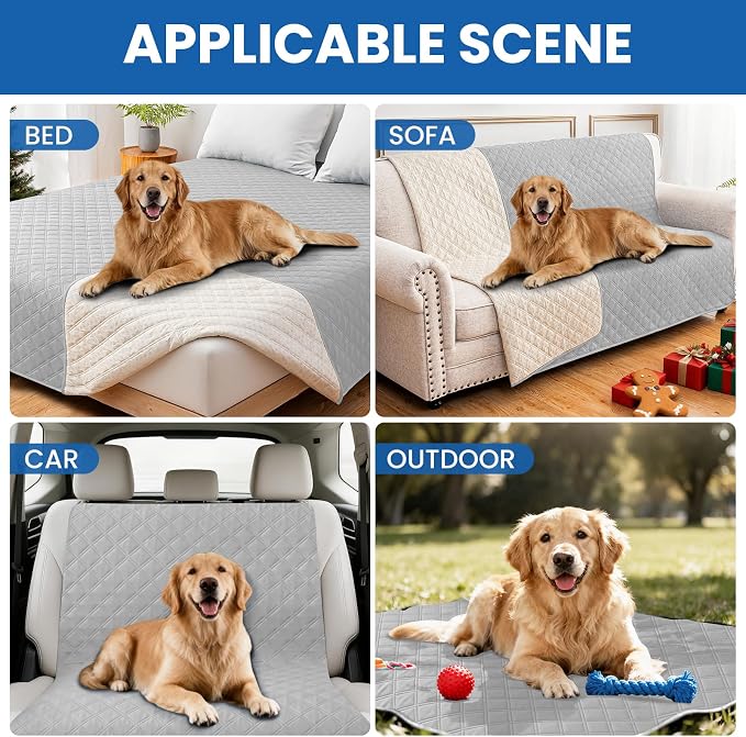 Waterproof Dog Bed Cover, Non-Slip Dog Blanket - Image 5