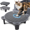 Adjustable Cat Ramp Litter Box Step Double Layer by Bartuke