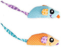 Catstages Catnip Chew Mice 2 Pack– Interactive Dental Cat Chew Toy that Helps by Catstages