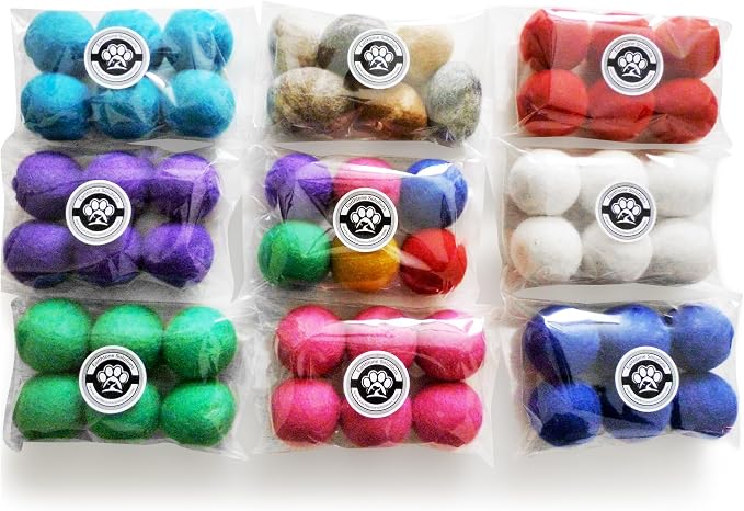 Wool Cat Toys - Felt Cat Toy Balls - Image 5