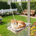 Cat Window Perch with Adhesive Hooks Foldable Cat Window Hammock by ISYOKE
