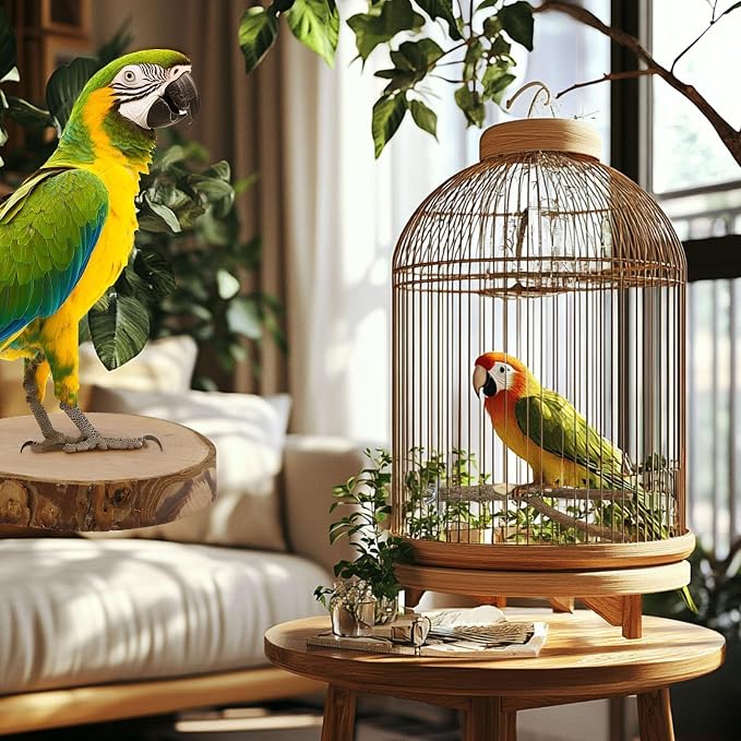 8 PCS Natural Bird Perch Set - Image 6