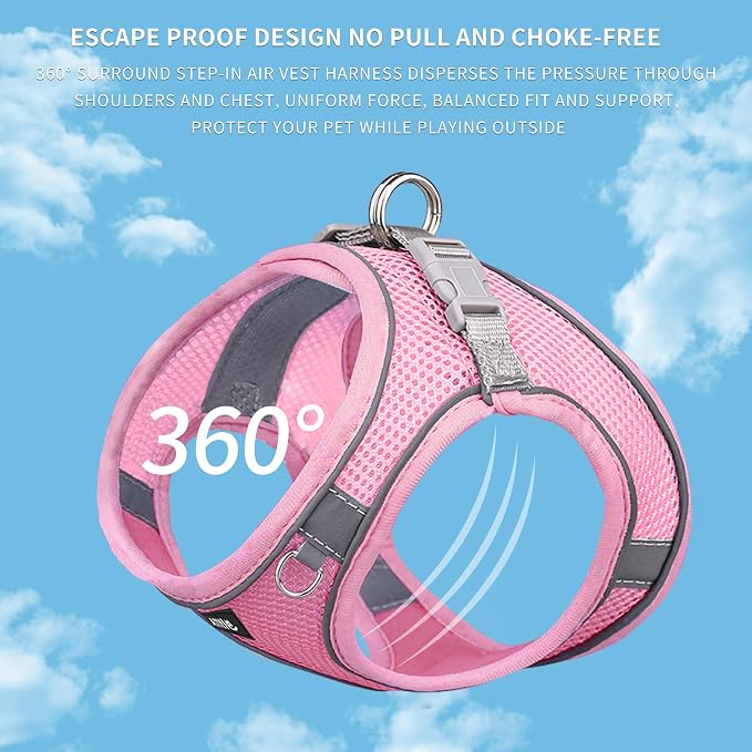 AIITLE No Pull Dog Harness and Leash Set, Step in Adjustable Dog Harness - Image 4