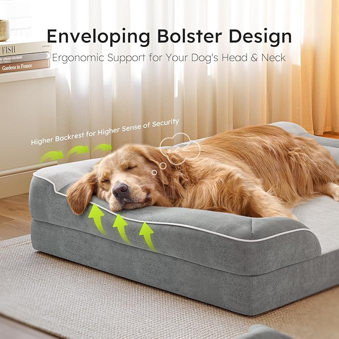 XXL Dog Bed for Extra Large Dogs, Giant Orthopedic Dog Bed - Image 4
