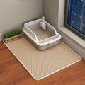 HCY&WLD 2-Pack Cat Litter Mat, Double Layer Honeycomb Waterproof Urine Proof by HCY%26WLD