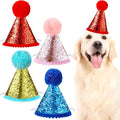 4 Pieces Dog Birthday Hat for Pets Christmas Party Decoration Accessories Pet by Frienda