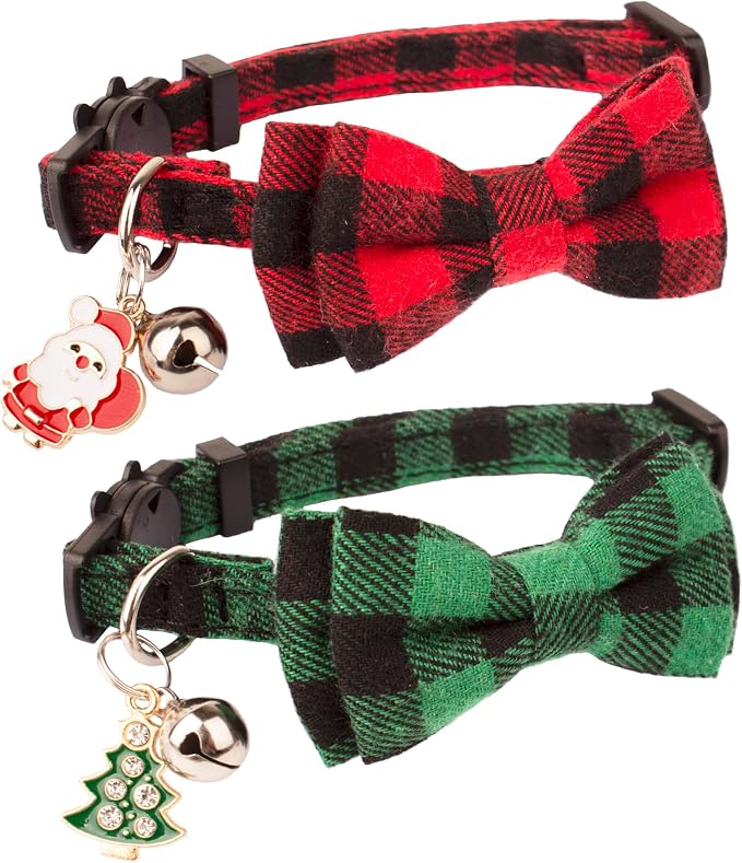 ADOGGYGO Christmas Cat Collars Breakaway - Image 2