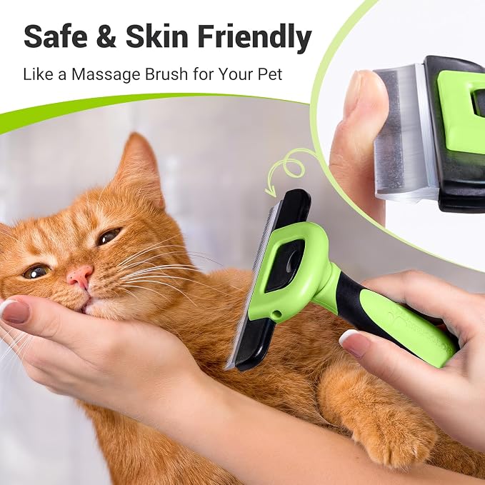 MIU COLOR Pet Grooming Brush, Deshedding Tool - Image 5