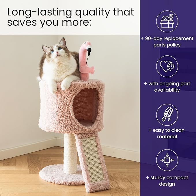 Catry Flamingo 2-Level 29" Cat Tree - Image 8