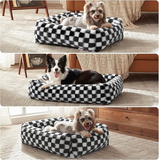 JOEJOY Small Dog Bed for Small Dogs, Rectangle Washable Orthopedic Corduroy - Image 7