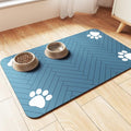 Pet Feeding Mat-Absorbent Pet Placemat by Incenseburner