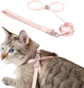 Cat Harness and Leash 2-in-1, Escape Proof Anti-Chocking Harness Adjustable by BuddyArmor