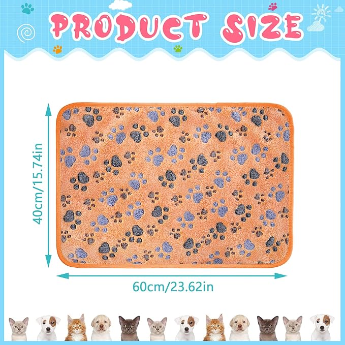 Tatuo 4 Pcs Dog Blanket for Pet Cat Blankets Indoor Puppy Teething Stuff Toys - Image 3