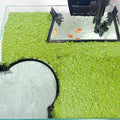 Aquarium Floating Plant Barrier, Floating Plant Corral Self Adjusts to Water by Pryitier