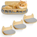Cat Wall Shelves with 3 Steps – Modern Wood Wall Mounted Furniture, Climber & by BUOGA