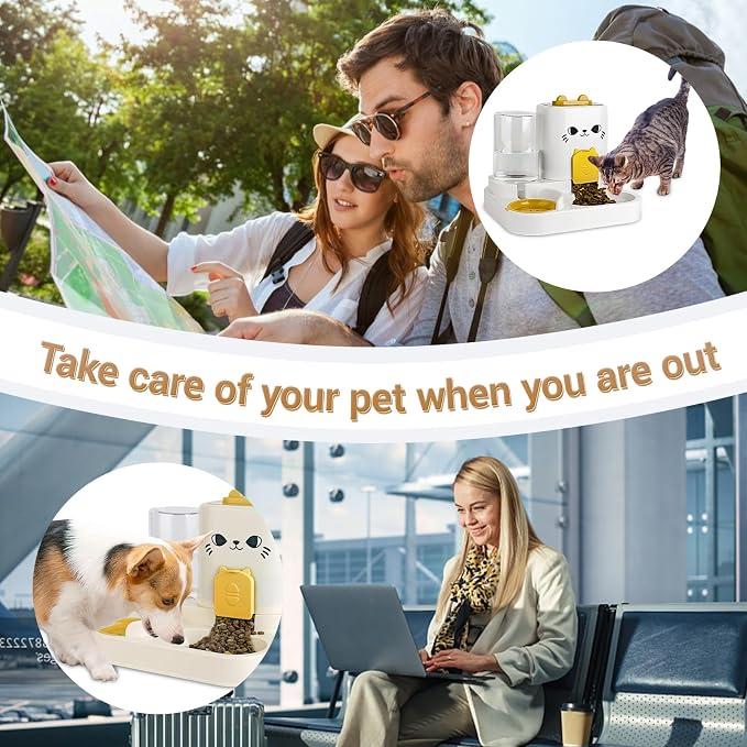 2-in-1 Gravity Pet Feeder & Water Dispenser - Image 7