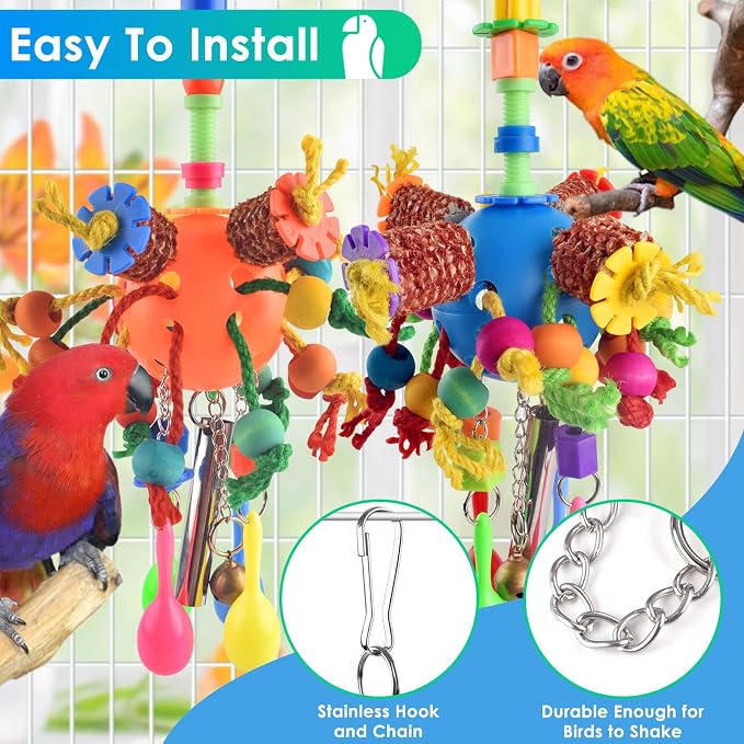 KATUMO Bird Toys, Parrot Ball Treats - Image 3