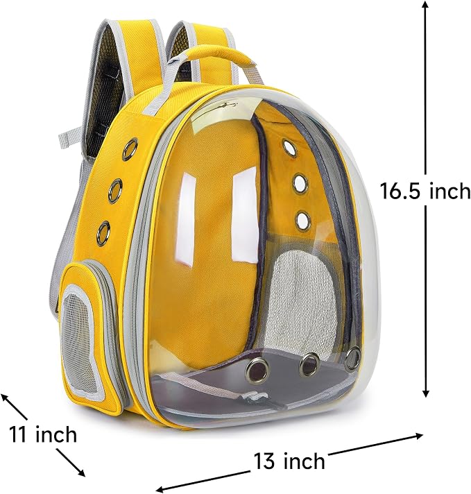 Cat Bubble Backpack Carrier for Small Medium Dogs Cats Carrying Bag, Airline - Image 7