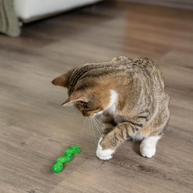 Petstages Orkakat Wiggle Worm Dental Catnip Cat Chew Toy - Image 8