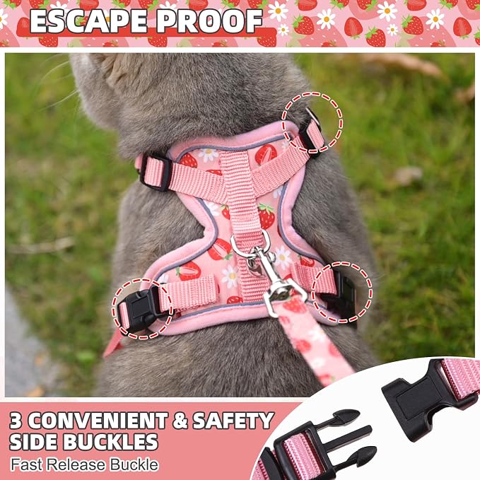 KOOLTAIL Cat Harness and Leash Set, Escape Proof - Image 3