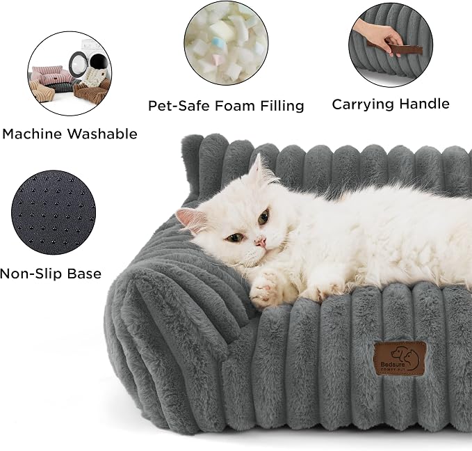 Bedsure ComfyFleece™ Cute Dog Couch - Image 5