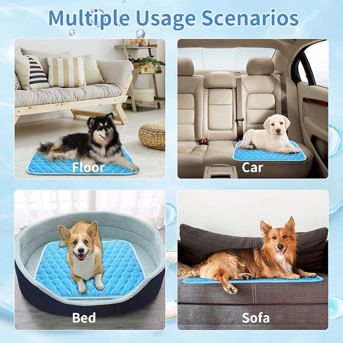 Dog Cooling Mat Non-Toxic Self Cooling Pad - Image 6