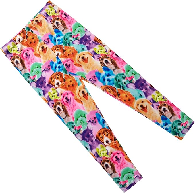 Girl Unicorn Leggings Kid Rainbow Print Legging Tights Trousers Slim Long Pants - Image 3