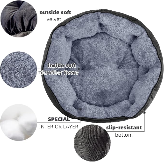 Asvin Small Dog Bed for Small Dogs, Cat Beds for Indoor Cats, Pet Bed for Puppy - Image 4