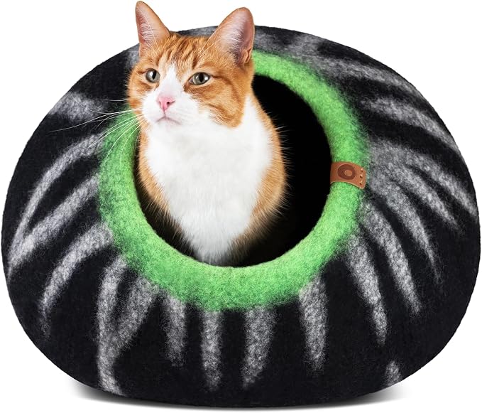 MEOWFIA Cat Cave – Premium Felt Cat Bed by MEOWFIA