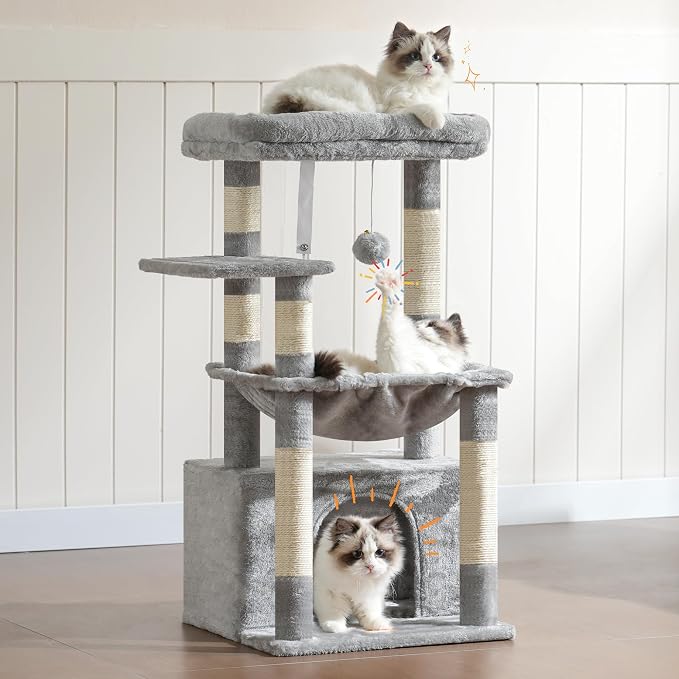 Heybly Cat Tree, Kitten Tower - Image 8