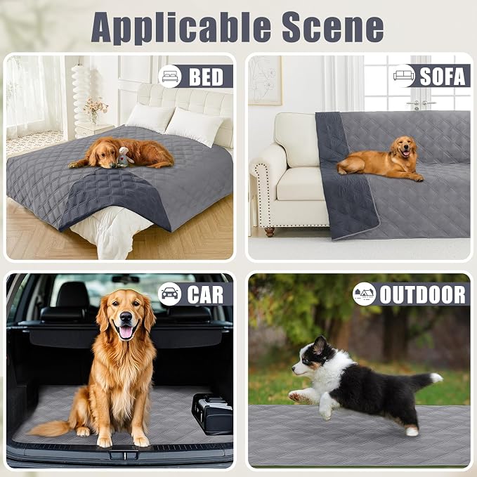 Smiry Waterproof Dog Bed Cover Blanket 40x50, Soft Reversible Pet Blanket - Image 5