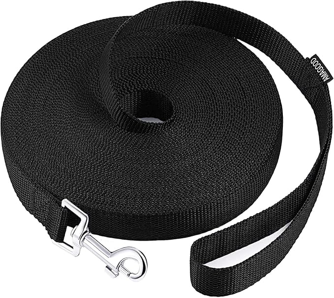 AMAGOOD Dog/Puppy Obedience Recall Training Agility Lead-15 ft 20 ft 30 ft 50 by DOGLEASH