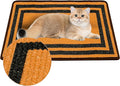Cat Scratcher Mat, 23.6x15.7 Inch Natural Sisal Cat Scratch Pad, Horizontal Cat by LESISSMER